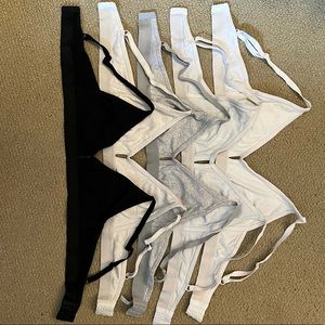 Set of 5 Aerie Ribbed Bralette Size L